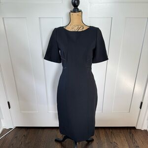 Elie Tahari Sheath Cara Dress - Black (8) | NWT